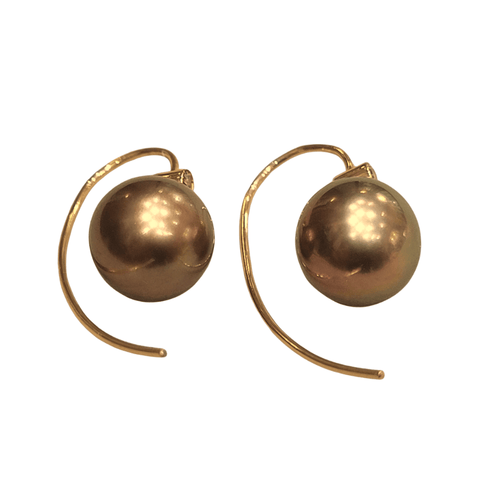 Boucles d'oreilles Boucles d'oreilles en or rose, perles et diamants 58 Facettes TA99