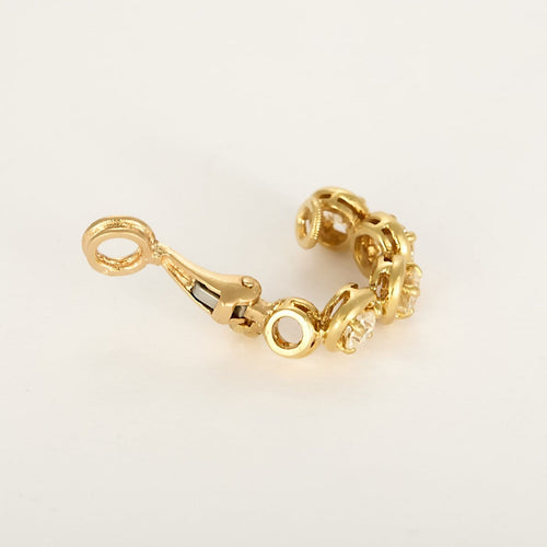 Boucles d'oreilles Tabbah - Boucles d'oreilles en or jaune et diamants 58 Facettes BOTabbah
