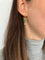 Boucles d'oreilles Boucles d'oreilles anciennes en or jaune 18K avec émeraudes et diamants 58 Facettes