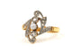 Bague 54 Bague Art nouveau en or jaune, perle et diamants taille rose 58 Facettes B883