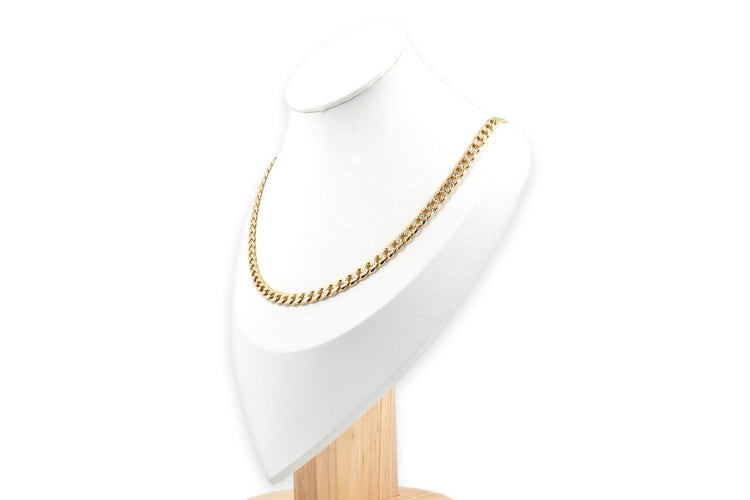 Collier Collier contemporain en or jaune 14 carats 58 Facettes B884