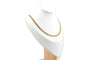Collier Collier contemporain en or jaune 14 carats 58 Facettes B884