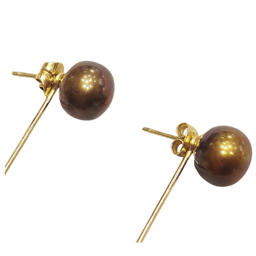 Boucles d'oreilles Boucles d'oreilles en or jaune 18k, corail et perles 58 Facettes T359T60