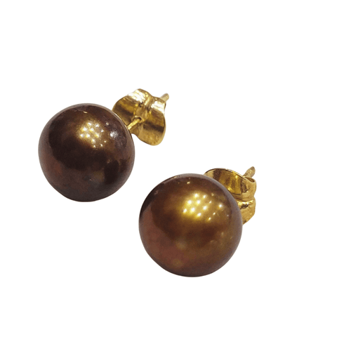 Boucles d'oreilles Boucles d'oreilles en or jaune 18k, corail et perles 58 Facettes T359T60