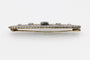 Broche Broche ancienne en platine, or jaune, diamants et tourmaline 58 Facettes 12397