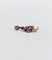 Pendentif Pendentif victorien en or 18k, argent et grenats sur paillon 58 Facettes A07337