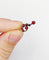 Pendentif Pendentif victorien en or 18k, argent et grenats sur paillon 58 Facettes A07337