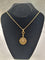 Collier Collier médaillon vintage années 1980 en or jaune et diamants 58 Facettes CV-078