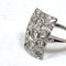 Bague 56 Bague en or blanc 18 kt et diamants 58 Facettes 169/26 D