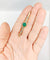 Broche Broche épingle à nourrice en or 18k, chrysoprase et diamants 58 Facettes A07528