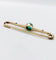 Broche Broche épingle à nourrice en or 18k, chrysoprase et diamants 58 Facettes A07528