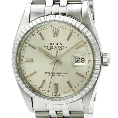 Montre Rolex Oyster Perpetual Datejust - Montre automatique en acier 58 Facettes jvros541l9