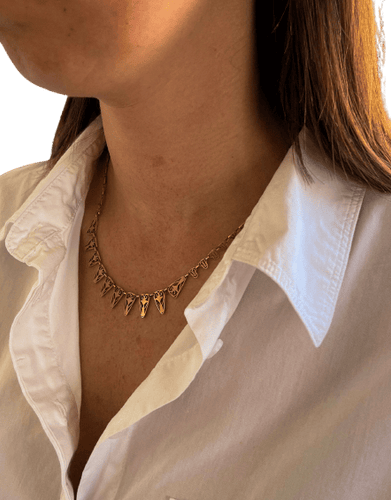 Collier Collier ancien en or jaune 58 Facettes 1