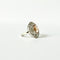 Bague 53 Bague marguerite en platine avec saphir rose naturel et diamants 58 Facettes