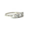 Bague 54 Bague vintage en platine et diamants taille ancienne 58 Facettes