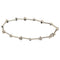Bracelet Bracelet à segments cœurs et losanges en or blanc et diamants 58 Facettes G3983
