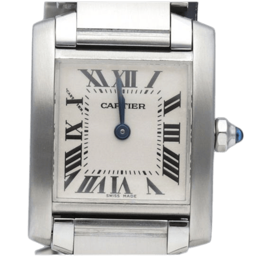 Montre Cartier Tank Française - Montre en acier 58 Facettes MT47326