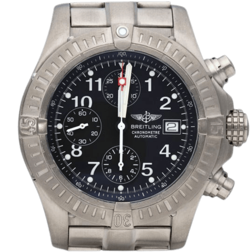 Breitling Super Avenger - Montre chronographe en acier et titane