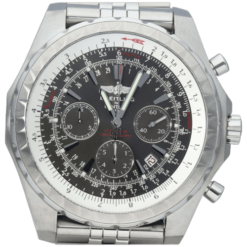 Breitling Bentley Motors T - Montre chronographe GMT en acier