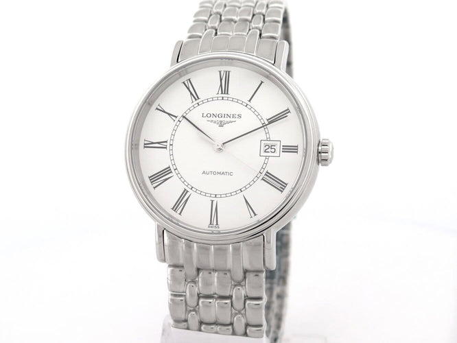Montre Longines Présence - Montre 39 mm en acier automatique 58 Facettes 275809