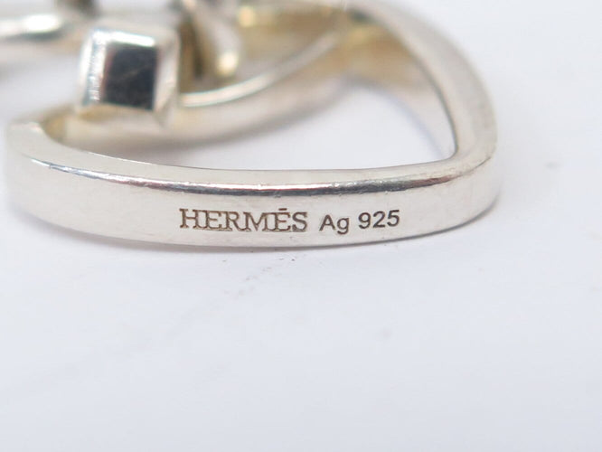Collier Hermès Amulette Cœur - Collier en argent massif et diamant 58 Facettes 275840