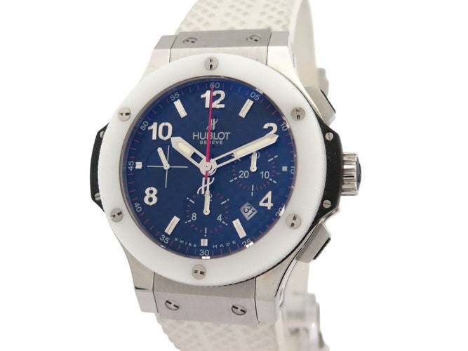Montre Hublot Big Bang - Montre chronographe en acier et céramique 58 Facettes 275470