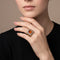 Bague 53 Bague cocktail en or rose, citrine et diamants 58 Facettes OC-61H00029