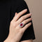 Bague 56 Bague Pompadour en or blanc, rubis et diamants 58 Facettes OC-61600022