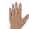 Bague 49 Alliance tour complet en or blanc et diamants 58 Facettes Z15B51633
