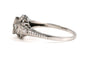 Bague 54 Art déco - Bague en or blanc 18 carats et diamants 58 Facettes 23845