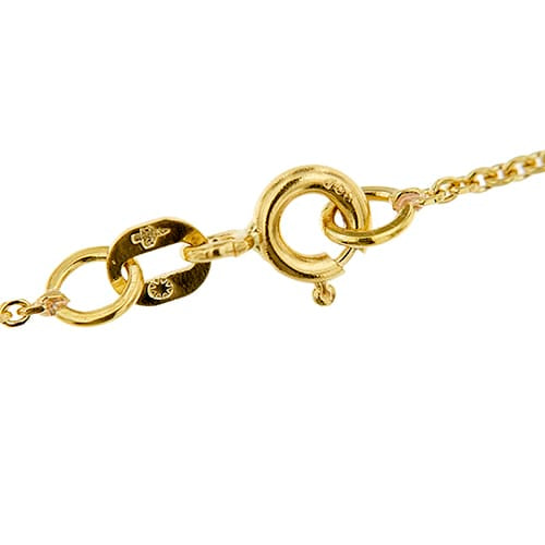 Collier Collier avec pendentif en or jaune et aigue-marine 58 Facettes 40531