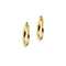 Boucles d'oreilles Unoaerre - Boucles d'oreilles créoles en or jaune 58 Facettes 38892