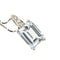 Collier Vieri - Collier en or blanc avec aigue-marine et diamants 58 Facettes 38678