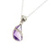 Collier Vieri - Collier en or blanc avec améthyste et diamants 58 Facettes 37363