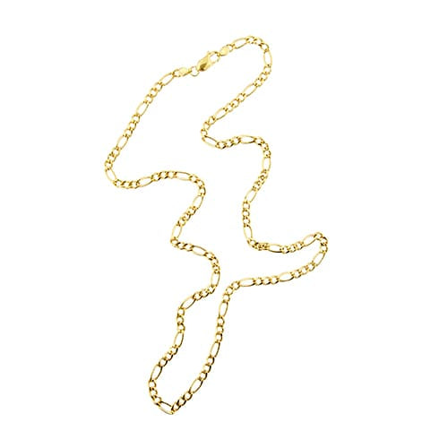 Collier Collier maille Figaro en or jaune 58 Facettes 36715