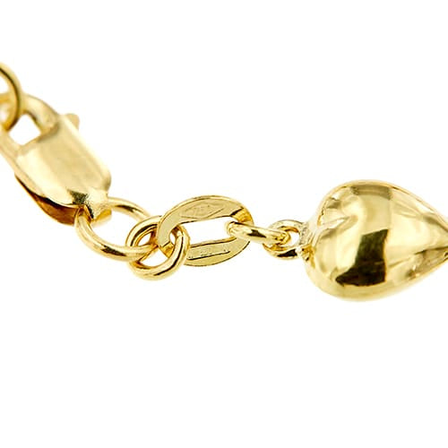 Bracelet Bracelet à cœurs en trois ors 58 Facettes 41400