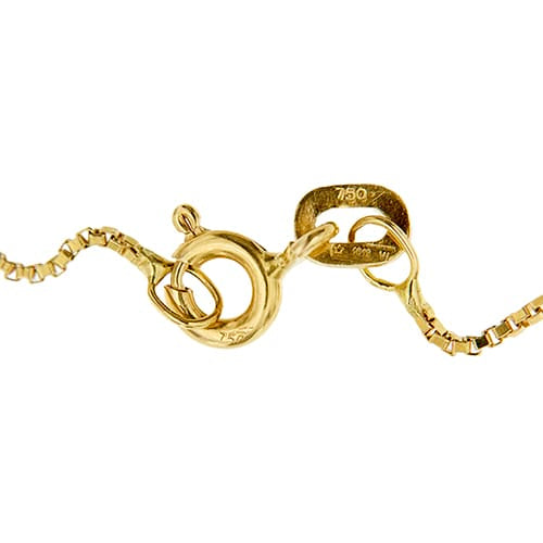 Collier Collier maille vénitienne en or jaune et ambre 58 Facettes 28657