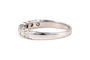 Bague contemporaine en or blanc 18 carats et diamants 58 Facettes B887