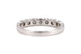 Bague contemporaine en or blanc 18 carats et diamants 58 Facettes B887