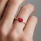 Bague 53 Heart to Have - Bague Ruby by Heart en or 18K, rubis et diamants 58 Facettes GBR1222YG