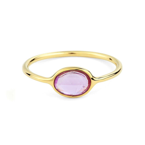 Bague 57 Love More - Bague en or 18K et saphir rose 58 Facettes GBR1206YK79