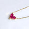 Collier Heart to Have - Collier cœur en or 18 carats et rubis 58 Facettes GPD1340YG