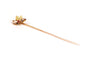 Broche Art Nouveau - Broche en or jaune, rubis et diamants taille rose 58 Facettes B888