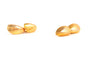 Boutons de manchette Boutons de manchette années 50 en or jaune 18 carats 58 Facettes B891