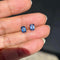 Boucles d'oreilles One of A Kind - Boucles d'oreilles en or blanc, saphirs et diamants 58 Facettes GER1043WG