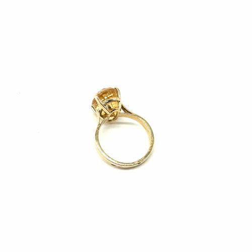 Bague 56 Bague en or jaune et citrine 58 Facettes Z1351850