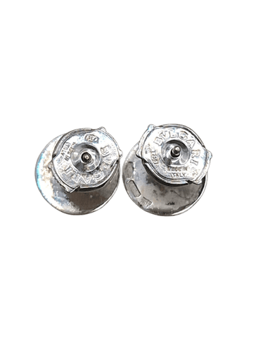 Bvlgari Bvlgari - Boucles d'oreilles en or blanc et onyx