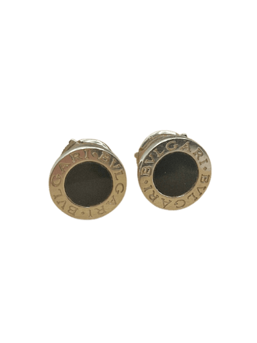 Bvlgari Bvlgari - Boucles d'oreilles en or blanc et onyx