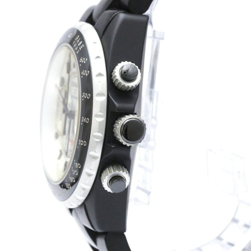 Montre Chanel J12 - Montre chronographe automatique en céramique et acier 58 Facettes ev5hj4x2z5