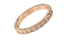 Bague 51.5 Chopard Ice Cube - Bague en or rose 18K et diamants 58 Facettes chop.all